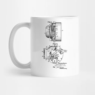 Fire Alarm Vintage Patent Hand Drawing Mug